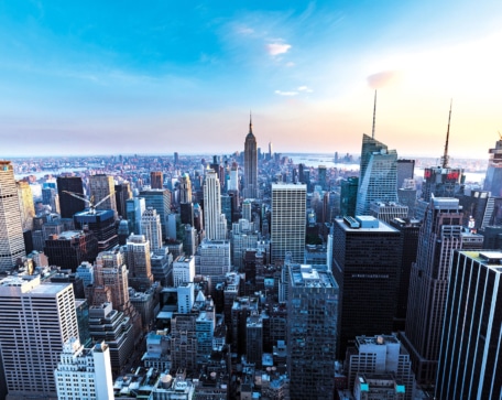An image of the New York skyline