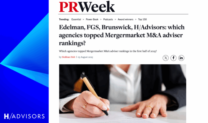 M&A Pr Week Article