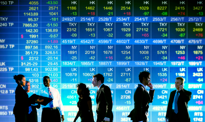 Business Stock Exchange Trading Concepts